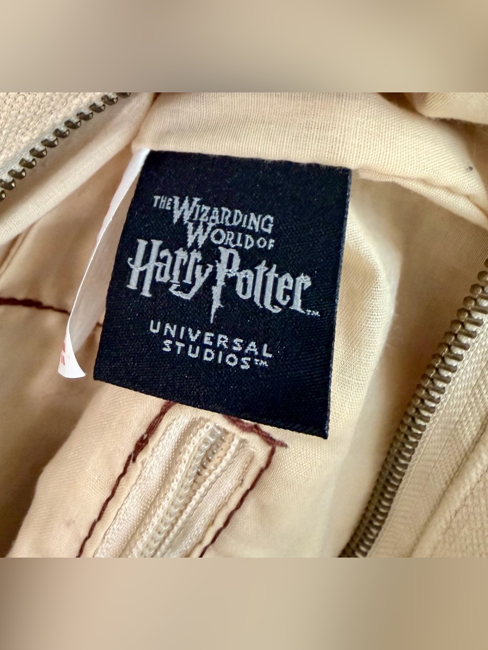 Harry Potter Hogwarts Railways Canvas Tote Genuine Leather Trim Dark Academia - Picture 6 of 12